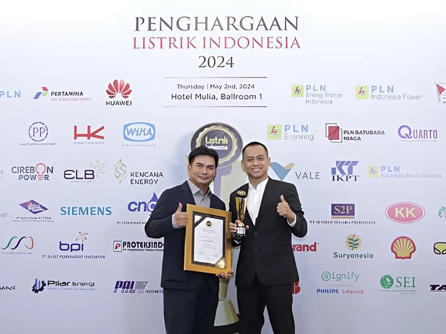 Listrik Indonesia Award 2024 – A Leading Company in Power Generation Repair Services
