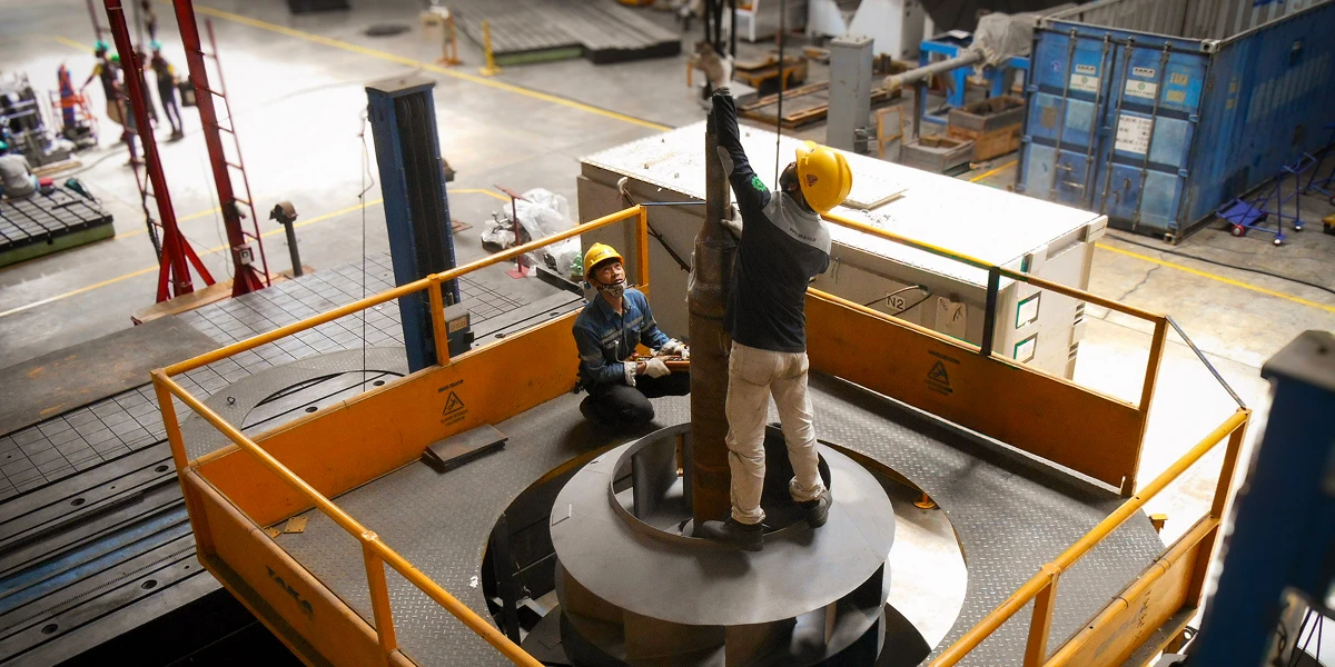 Refurbishment rotor pertamina